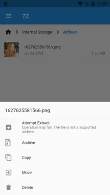 7Z - Files Manager android App screenshot 7